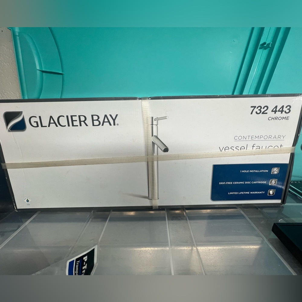 Glacier Bay Contemporary Vessel Bathroom Faucet